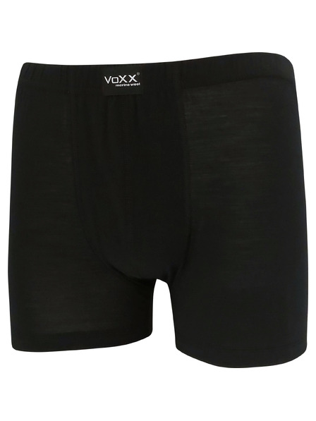 VoXX Мъжки боксерки VoXX MERINOWOOL черни