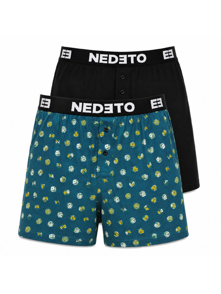 Nedeto Комплект от два - мъжки боксерки Nedeto многоцветни