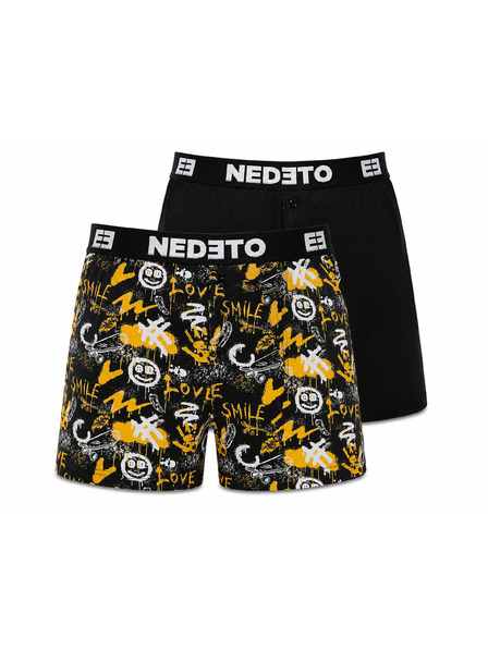 Nedeto Комплект от два - мъжки боксерки Nedeto многоцветни