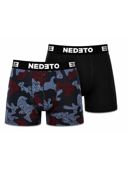 Nedeto Комплект от две - мъжки боксерки Nedeto многоцветни