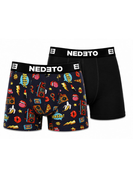 Nedeto Комплект от две - мъжки боксерки Nedeto многоцветни