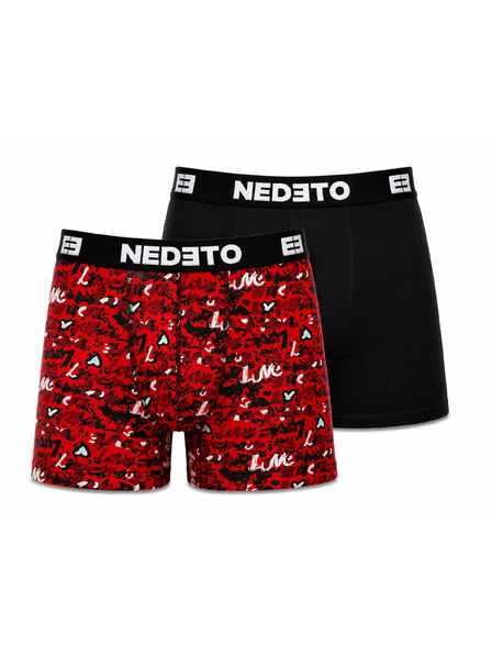 Nedeto Комплект от две - мъжки боксерки Nedeto многоцветни