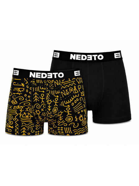 Nedeto Комплект от две - мъжки боксерки Nedeto многоцветни