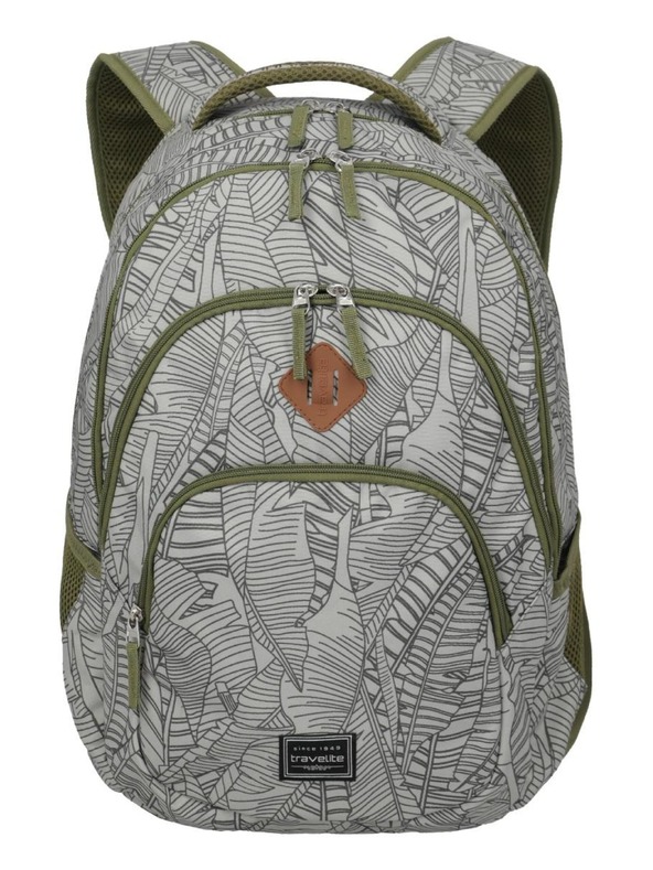 Travelite Раница Travelite Basics Backpack Print сива