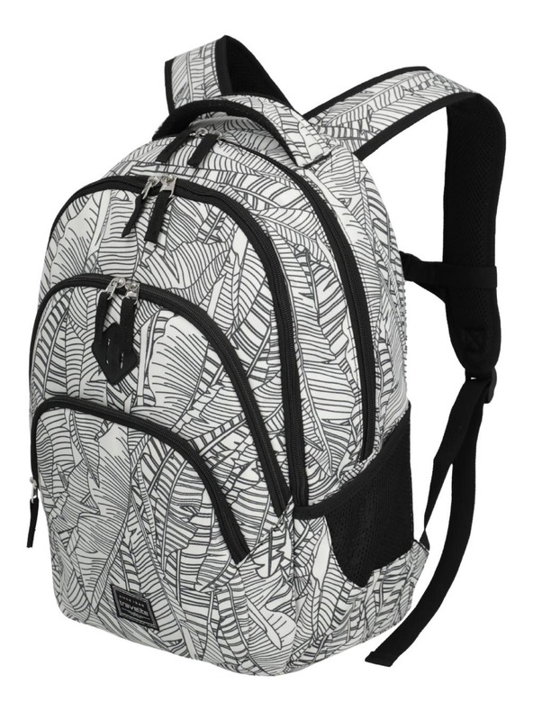 Travelite Раница Travelite Basics Backpack Print бяла