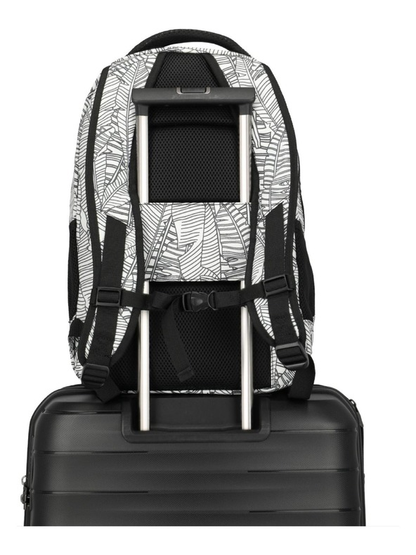 Travelite Раница Travelite Basics Backpack Print бяла