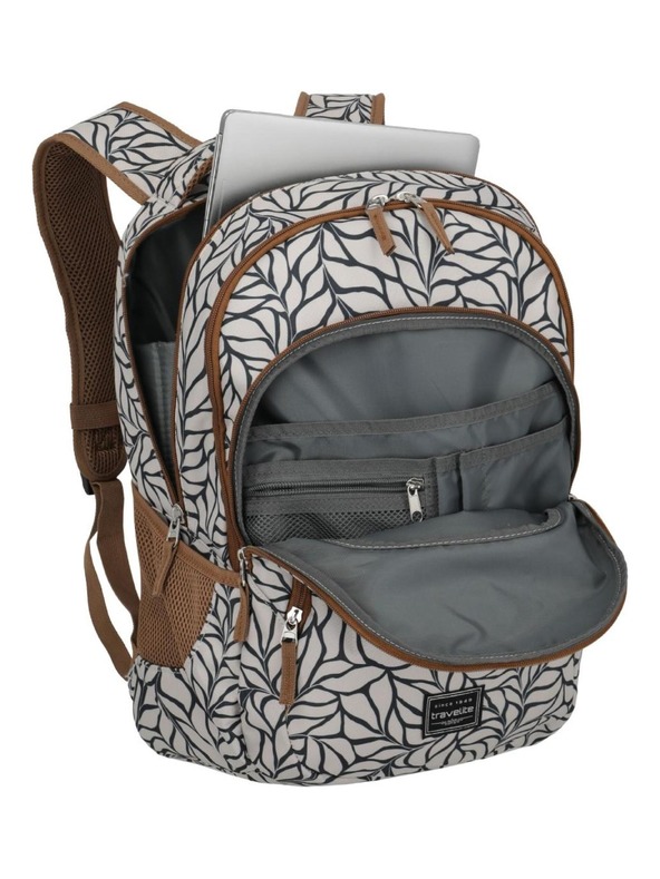 Travelite Раница Travelite Basics Backpack Print крем