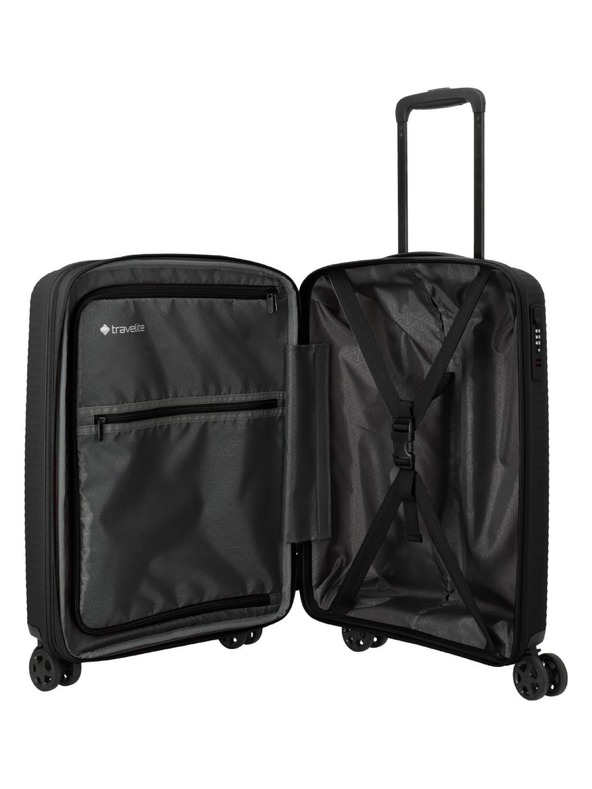 Travelite Travelite Air Stripe 4w S exp черна