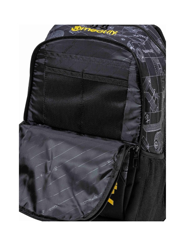 Meatfly Meatfly раница Basejumper Blueprint Black 22 L