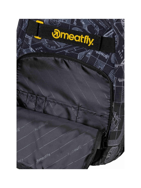 Meatfly Meatfly раница Exile Blueprint Black 24 L