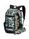 Meatfly Meatfly раница Basejumper Green Graffity 22 L
