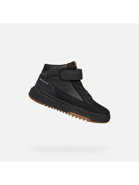 Geox Черни детски обувки до глезена Geox Bunshee B Abx