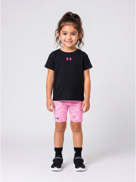 Under Armour Момичешки комплект Under Armour UA TWIST BIKE SHORT SET-BLK