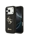 Guess Guess PU Fixed Glitter 4G Metal Logo Задний чехол для iPhone 18 Pro Black
