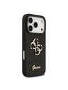 Guess Guess PU Fixed Glitter 4G Metal Logo Задний чехол для iPhone 18 Pro Black