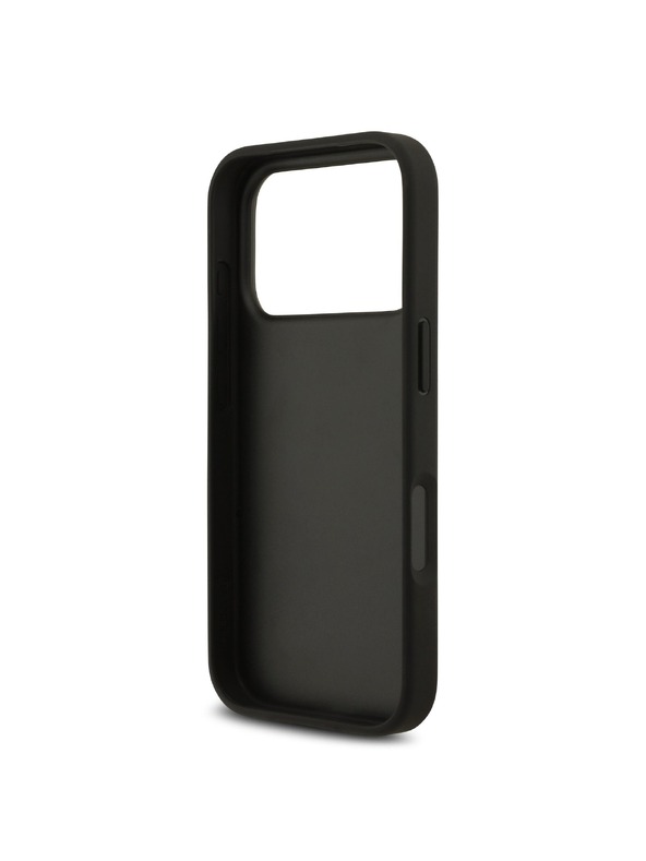 Guess Guess PU Fixed Glitter 4G Metal Logo Задний чехол для iPhone 18 Pro Black