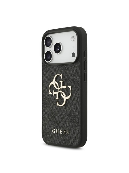 Guess Guess PU 4G Metal Logo Задний чехол для iPhone 18 Pro Grey