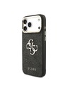 Guess Guess PU Leather 4G Metal Logo Gold Frame Задний чехол для iPhone 18 Pro Max Black