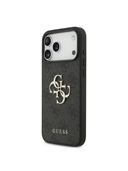 Guess Guess PU 4G Metal Logo Задний чехол для iPhone 18 Pro Max Grey