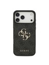Guess Guess PU 4G Metal Logo Задний чехол для iPhone 18 Pro Max Grey