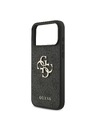 Guess Guess PU 4G Metal Logo Задний чехол для iPhone 18 Pro Max Grey