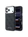 Guess Guess PU Leather 4G Gold Frame MagSafe Задний чехол для iPhone 18 Pro Max Black