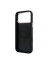 Guess Guess PU Leather 4G Gold Frame MagSafe Задний чехол для iPhone 18 Pro Max Black