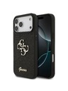 Guess Guess PU Fixed Glitter 4G Metal Logo Задний чехол для iPhone 18 Pro Max Black