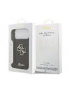Guess Guess PU Fixed Glitter 4G Metal Logo Задний чехол для iPhone 18 Pro Max Black