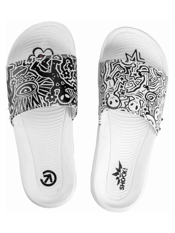 Meatfly Meatfly тапанци Tonny Big Shock White / Black