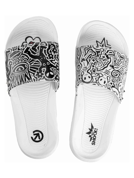 Meatfly Meatfly тапанци Tonny Big Shock White / Black