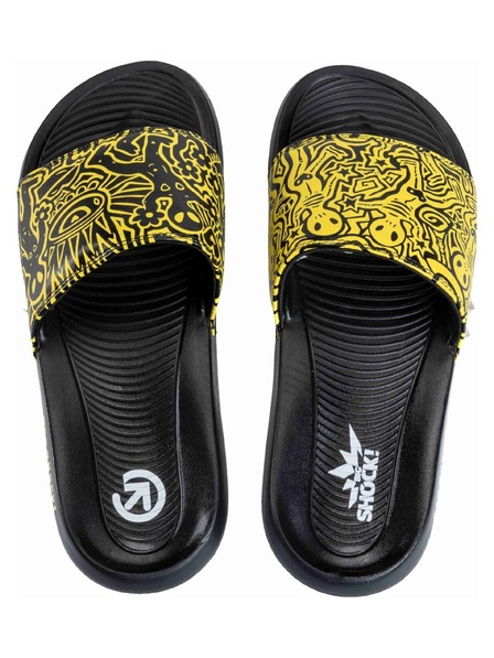 Meatfly Meatfly тапанци Tonny Big Shock Black / Yellow