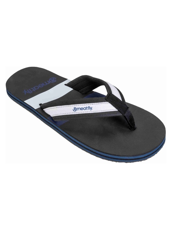 Meatfly Meatfly мъжки чехли Anders Blueprint / White