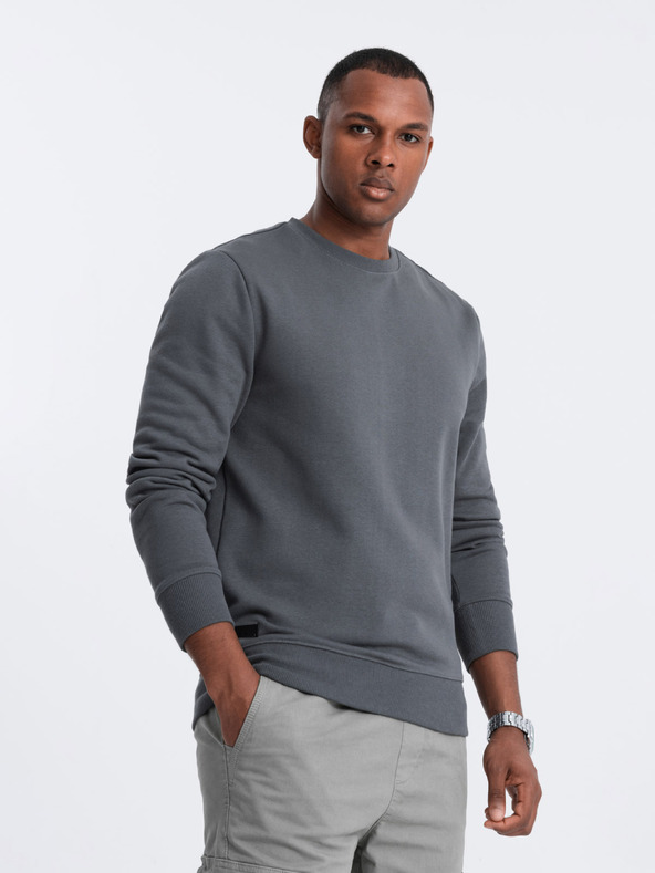 Ombre Clothing Мъжки памучен суитчър BASIC Ombre Clothing