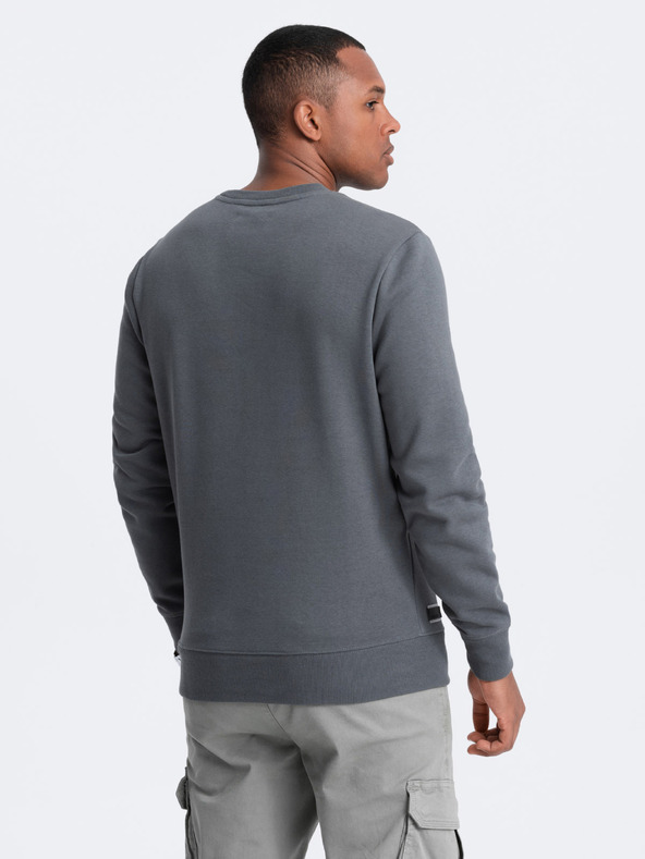 Ombre Clothing Мъжки памучен суитчър BASIC Ombre Clothing