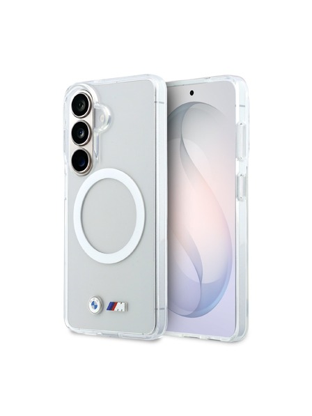 BMW BMW M IML Metal Logo Magnetic Задний Калъф за Samsung Galaxy S26 Transparent