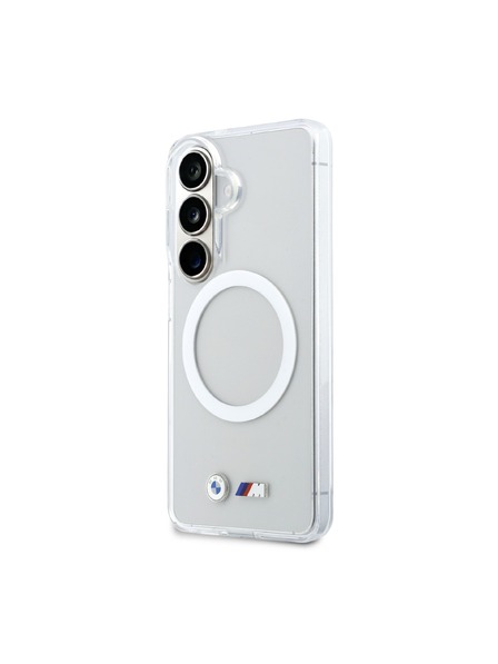 BMW BMW M IML Metal Logo Magnetic Задний Калъф за Samsung Galaxy S26 Transparent