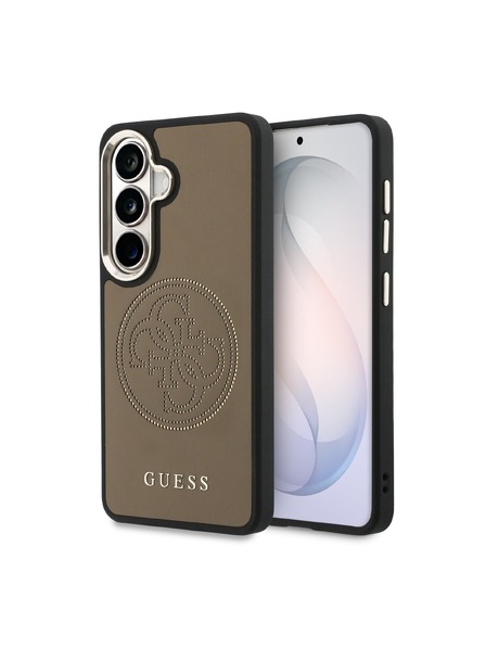 Guess Guess PU Perforated 4G Logo Magnetic Задний Калъф за Samsung Galaxy S26 Brown