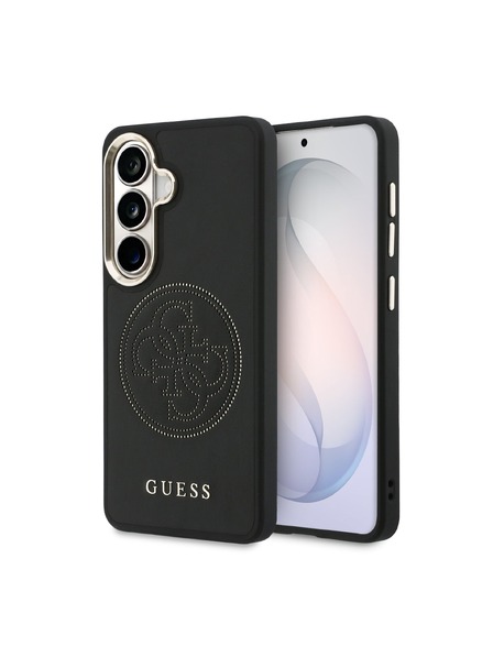 Guess Guess PU Perforated 4G Logo Magnetic Задний Калъф за Samsung Galaxy S26 Black