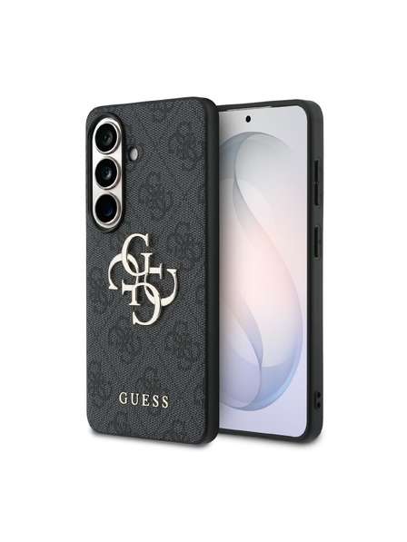 Guess Guess PU 4G Metal Logo Задний Калъф за Samsung Galaxy S26 Grey