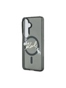 Karl Lagerfeld Karl Lagerfeld IML Choupette Karl Script Logo Magnetic Заден Калъф за Samsung Galaxy S26 Black