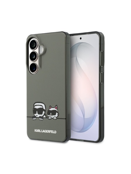 Karl Lagerfeld Karl Lagerfeld IML K&CH Peekaboo Logo Magnetic Заден Калъф за Samsung Galaxy S26 Black