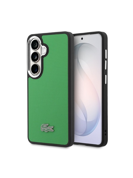 Lacoste Lacoste Petit Pique Metal Logo Magnetic Заден Калъф за Samsung Galaxy S26 Estragon Green