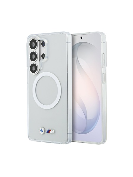 BMW BMW M IML Metal Logo Magnetic Заден Калъф за Samsung Galaxy S26 Ultra Transparent