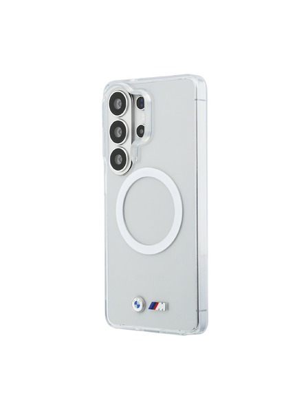 BMW BMW M IML Metal Logo Magnetic Заден Калъф за Samsung Galaxy S26 Ultra Transparent