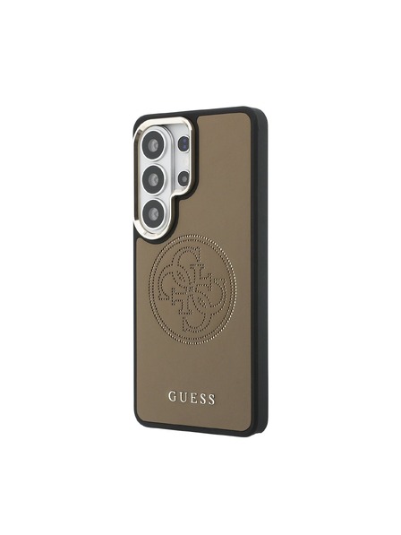 Guess Guess PU Perforated 4G Logo Magnetic Заден Калъф за Samsung Galaxy S26 Ultra Brown