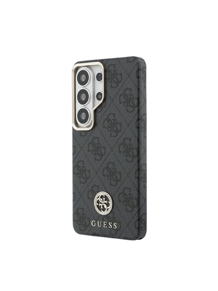 Guess Guess PU Leather 4G Strass Logo Gold Frame Magnetic Заден Калъф за Samsung Galaxy S26 Ultra Black