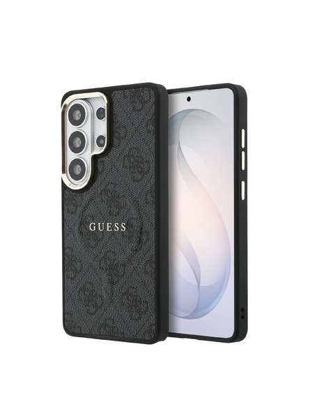 Guess Guess PU Leather 4G Gold Frame Magnetic Заден Калъф за Samsung Galaxy S26 Ultra Black