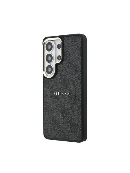Guess Guess PU Leather 4G Gold Frame Magnetic Заден Калъф за Samsung Galaxy S26 Ultra Black