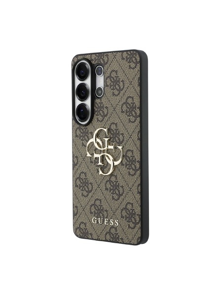 Guess Guess PU 4G Metal Logo Заден Калъф за Samsung Galaxy S26 Ultra Brown